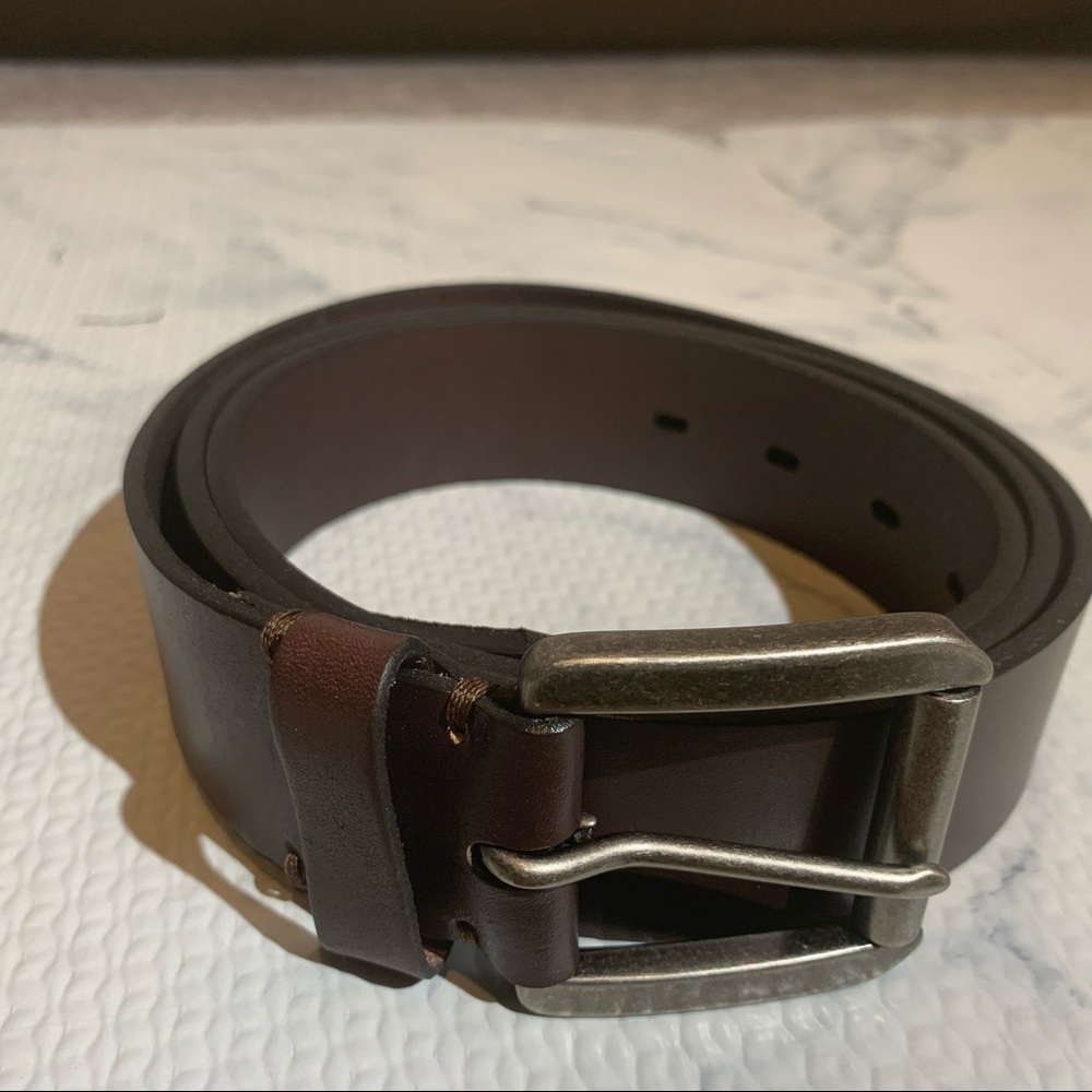 New James Campbell Genuine Leather Belt Brown 42
